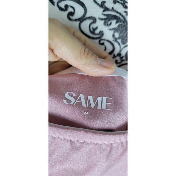 SAME LOS ANGELES One Piece Swimsuit Size Medium Color Pink Rossete - Picture 2 of 8